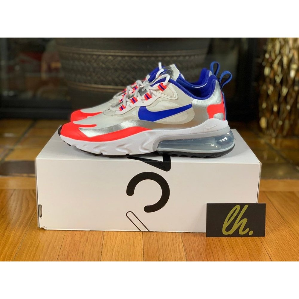 Size 7 W Nike Air Max 270 React "Knicks"